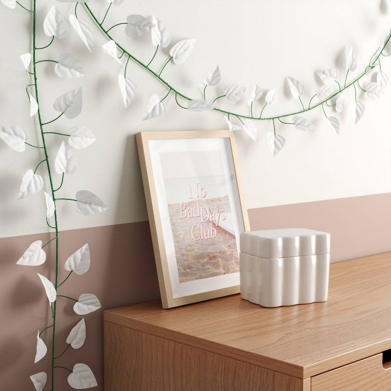 slide 3 of 4, LED Vine String Light True White Leaves - Room Essentials™, 1 ct