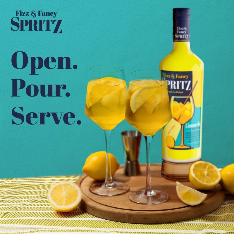slide 5 of 9, Fizz & Fancy Spritz Limoncello Ready To Serve Cocktail - 750ml Bottle, 750 ml