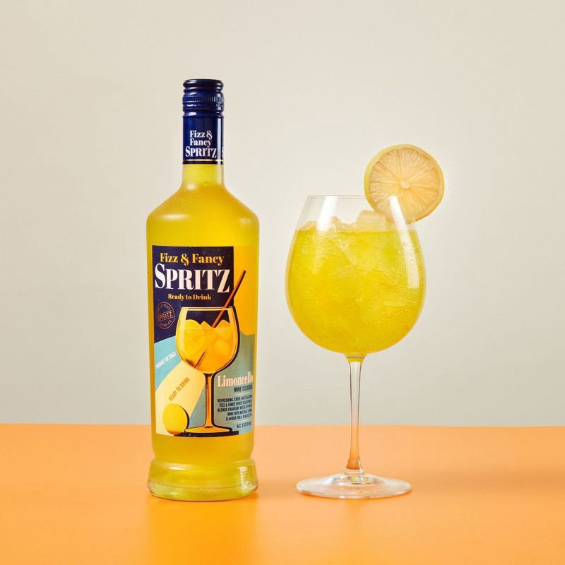 slide 6 of 9, Fizz & Fancy Spritz Limoncello Ready To Serve Cocktail - 750ml Bottle, 750 ml