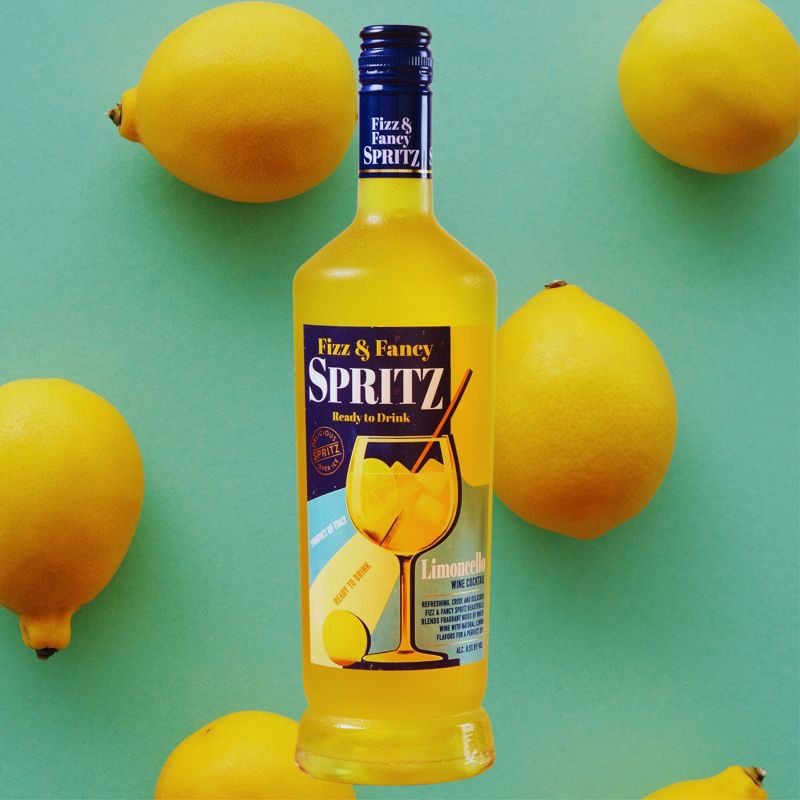 slide 8 of 9, Fizz & Fancy Spritz Limoncello Ready To Serve Cocktail - 750ml Bottle, 750 ml