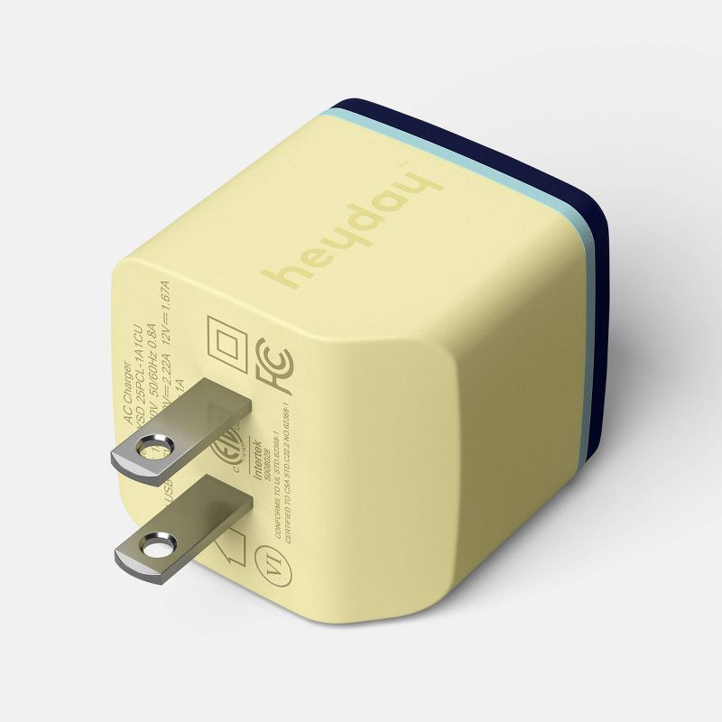 slide 2 of 5, Dual Port 25W Wall Charger - heyday™ with Marvin Chang, 1 ct