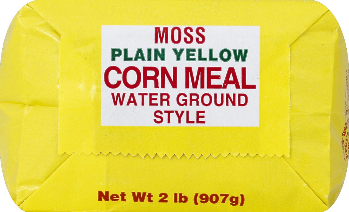 slide 2 of 5, Moss' Corn Meal Yellow Water Ground Style, 2 lb