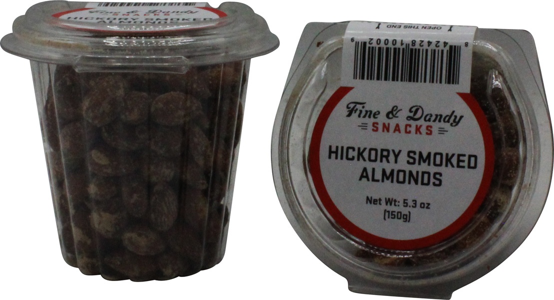slide 1 of 1, Hot Rod Snacks Hickory Smoked Almonds, 5.3 oz