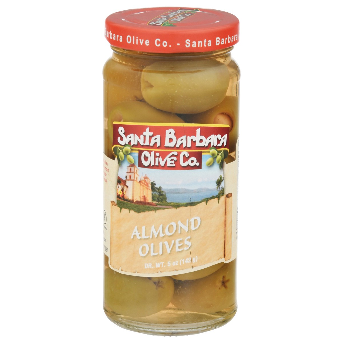 slide 1 of 11, Santa Barbara Olive Co. Almond Olives Pickles 5 oz, 5 oz