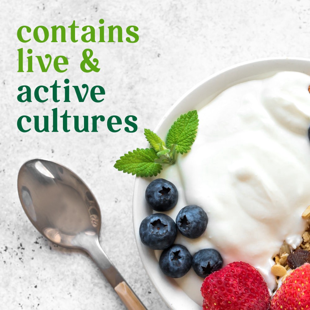 slide 5 of 5, Simple Truth Organic Plain Greek Nonfat Yogurt, 32 oz