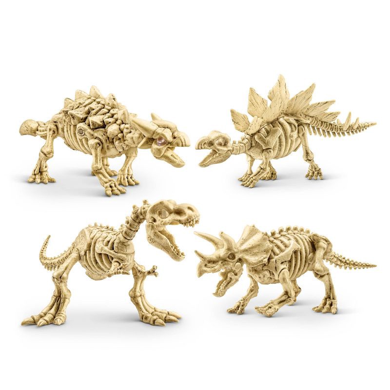 slide 2 of 8, Robo Alive Fossil Find Amber Adventure by ZURU: Dinosaur Figure Playset with 6 Pieces, 6 ct