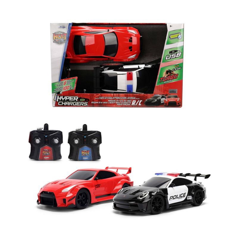 slide 1 of 10, HyperChargers Heat Chase Remote Control Vehicle 1:16 Scale, 1 ct