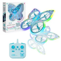 Sharper Image Lumofly Glowing Butterfly Stunt Drone