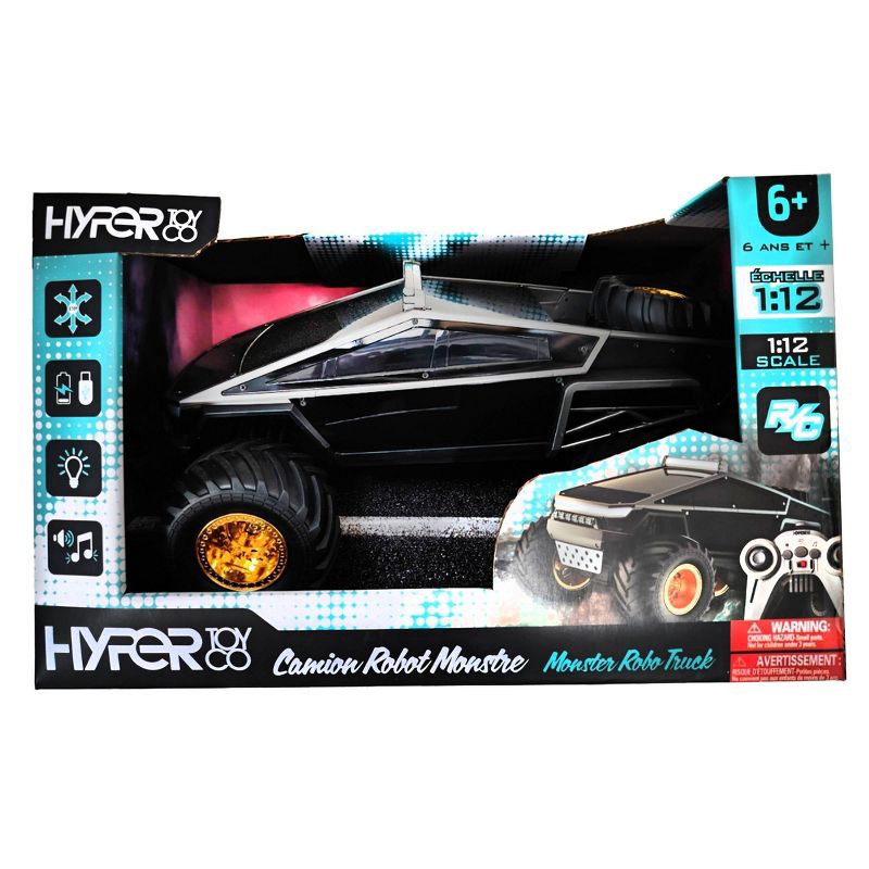 slide 5 of 14, Hyper Monster Robo Truck Remote Control Vehicle (Gold Edition) 1:12 Scale, 1 ct