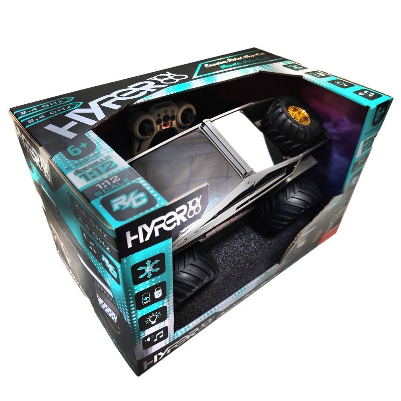 slide 6 of 14, Hyper Monster Robo Truck Remote Control Vehicle (Gold Edition) 1:12 Scale, 1 ct