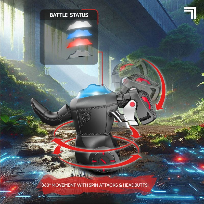 slide 3 of 9, Sharper Image Robo Raptor Rivals Remote Control Battle Dinos, 1 ct