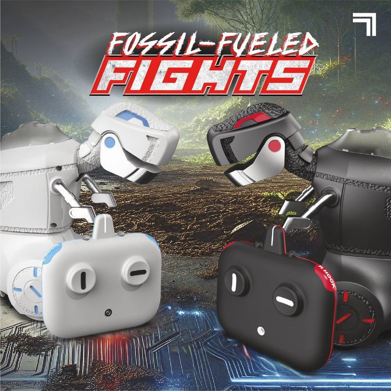 slide 4 of 9, Sharper Image Robo Raptor Rivals Remote Control Battle Dinos, 1 ct