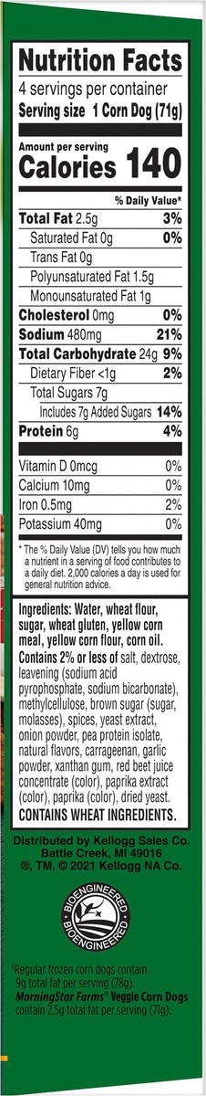 slide 10 of 12, MorningStar Farms Original Corn Dogs, 4 ct