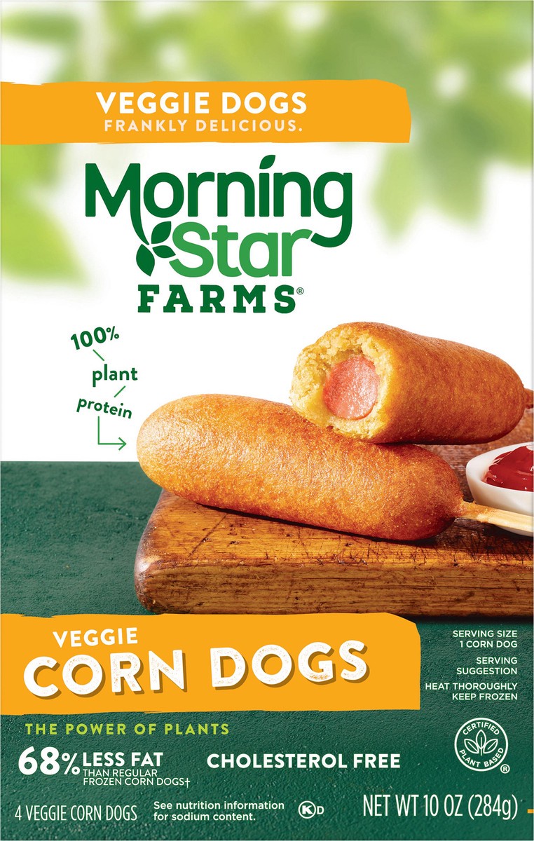 slide 8 of 12, MorningStar Farms Original Corn Dogs, 4 ct