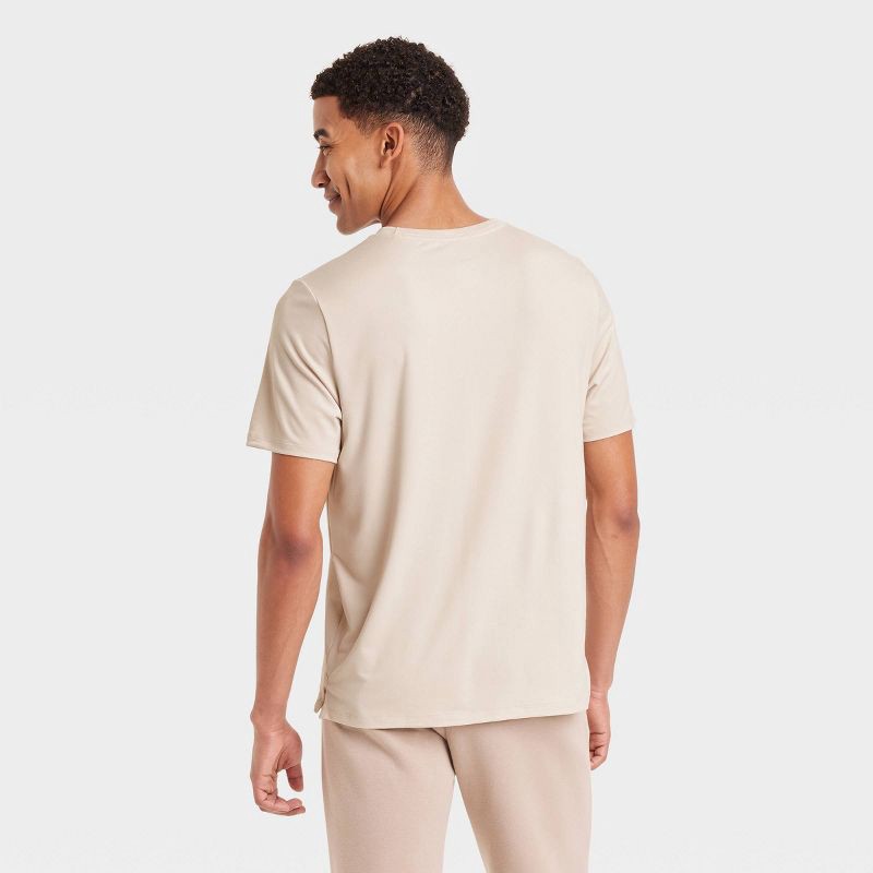 slide 2 of 3, Men's Short Sleeve Performance T-Shirt - All In Motion™ Light Gray XXL: Moisture Wicking, Quick Dry, Jersey, 1 ct