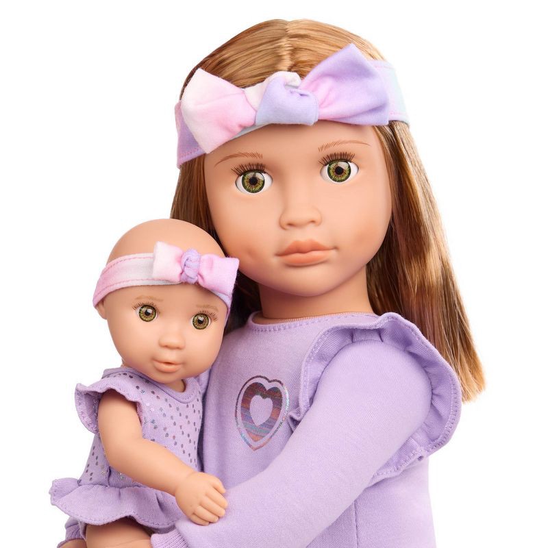 slide 5 of 10, Our Generation Tory & Riley 18" Babysitter Doll & Baby Doll Sister with Accessories Playset: Plastic & Polyester Doll Set, 1 ct