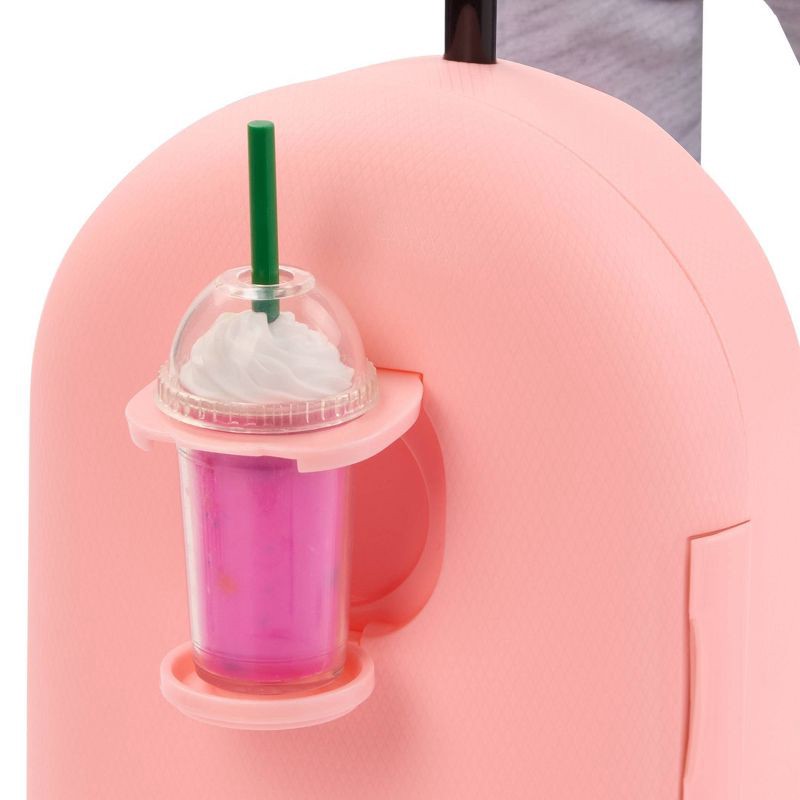 slide 5 of 7, Our Generation Packed for Adventures Pink Luggage Scooter Suitcase & Accessories Set for 18" Dolls: 20-Piece Travel Set, 1 ct