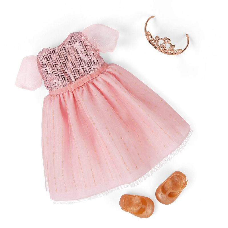 slide 4 of 5, Our Generation Estrella 18" Doll with Pink Gown & Tiara, 1 ct