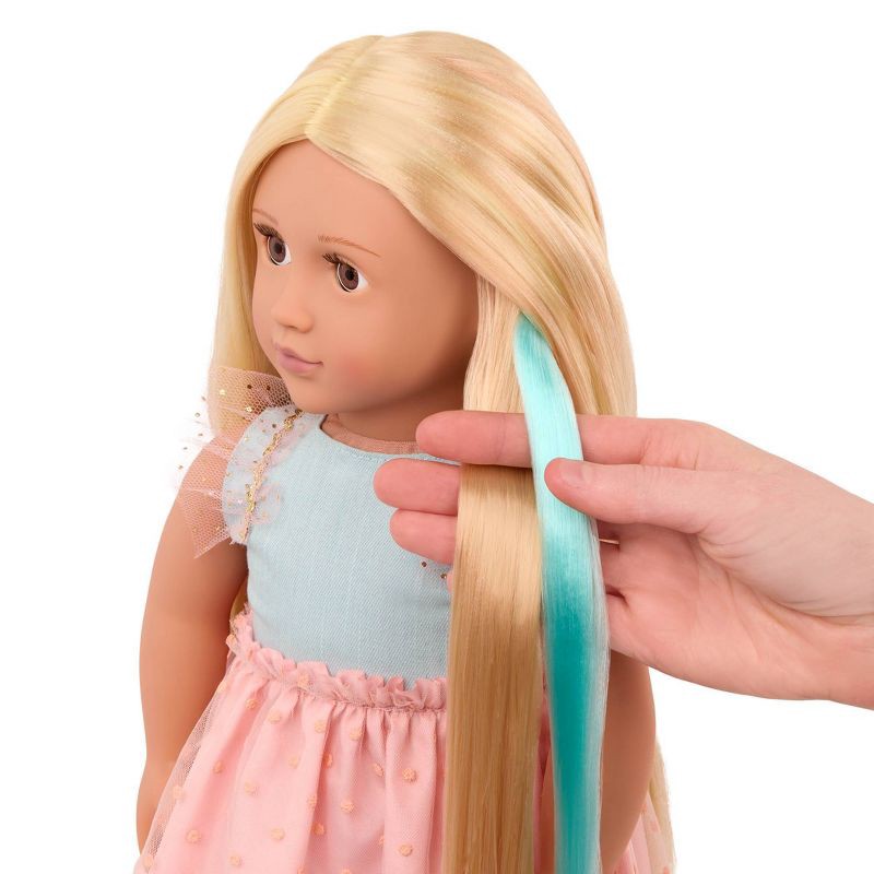 slide 2 of 7, Our Generation Poppy 18" Hair Grow Doll with Hair Clips & Styling Book Accessories, 1 ct