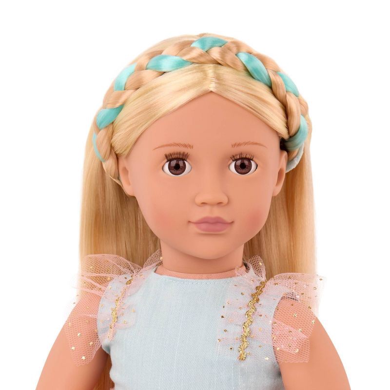 slide 4 of 7, Our Generation Poppy 18" Hair Grow Doll with Hair Clips & Styling Book Accessories, 1 ct