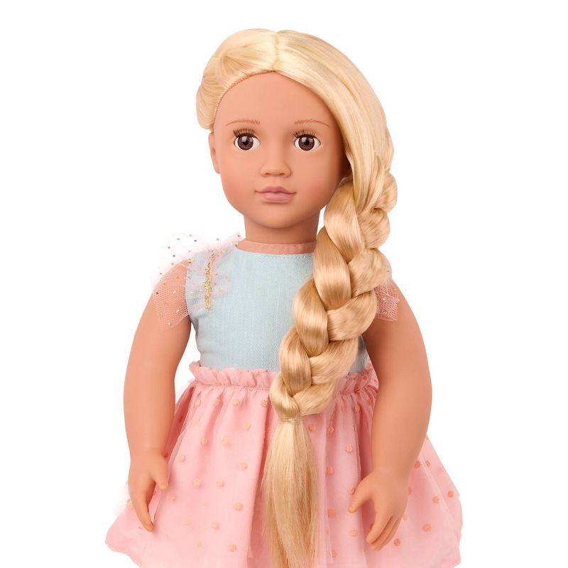 slide 6 of 7, Our Generation Poppy 18" Hair Grow Doll with Hair Clips & Styling Book Accessories, 1 ct