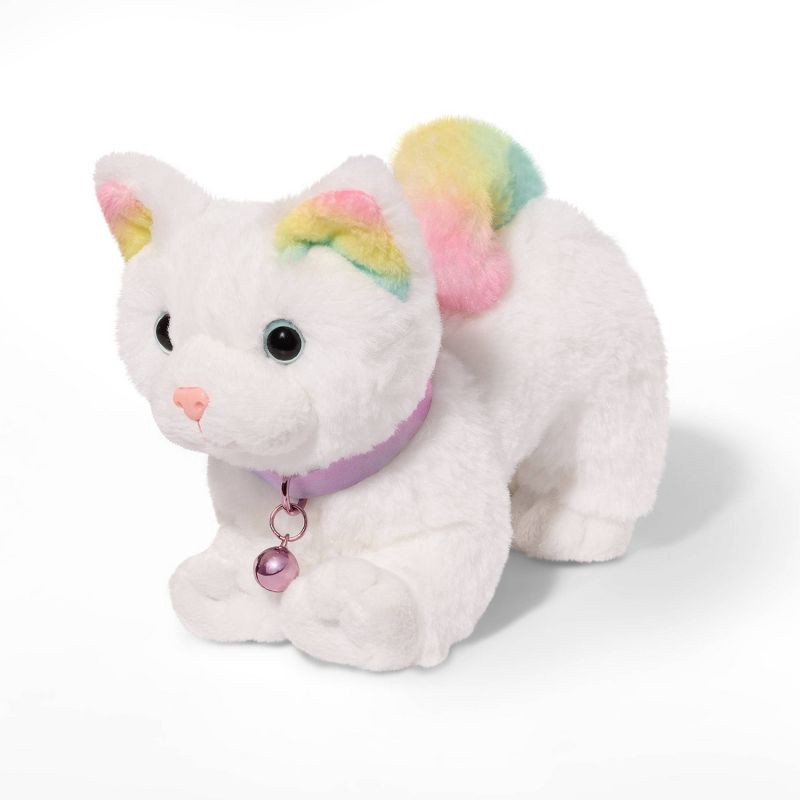 slide 3 of 4, Our Generation Posable Turkish Angora Cat Plush 6" Pet Rainbow Kitten, 1 ct