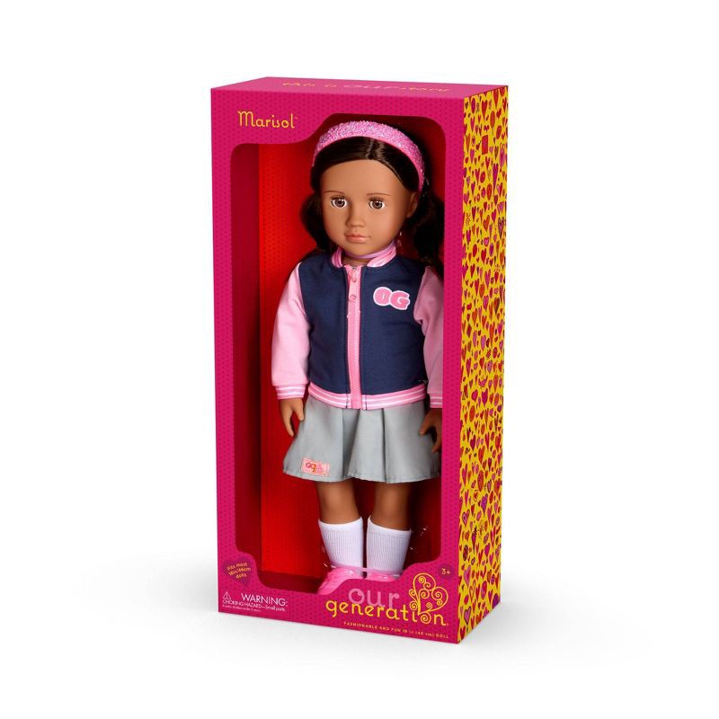 slide 5 of 5, Our Generation Marisol 18" Doll in School Jacket & Dress Outfit, 1 ct