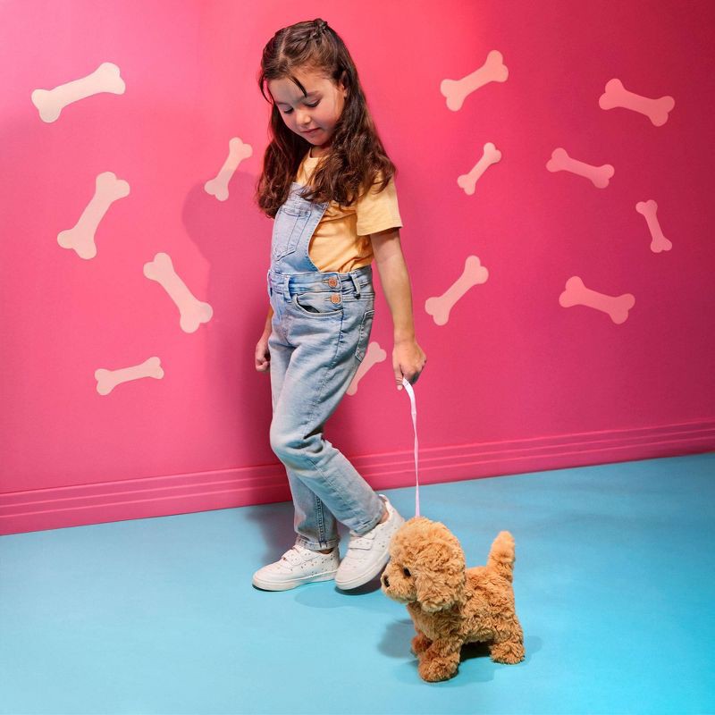 slide 2 of 10, Our Generation Playful Paws Goldendoodle Puppy Walking & Barking Electronic Interactive Pet Dog Plush: Plastic Polyester Toy, 1 ct