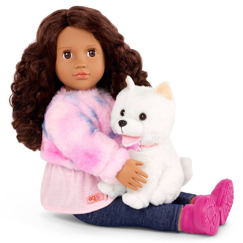 slide 4 of 7, Our Generation Ines & Jojo 18" Doll & Pet Puppy Set, 1 ct