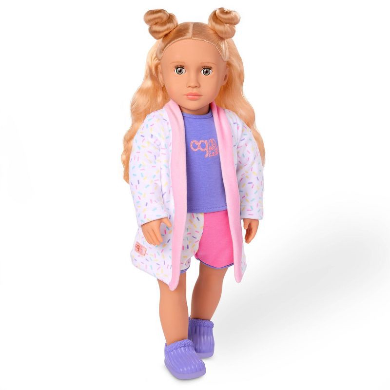 slide 2 of 6, Our Generation Dreamy Sprinkles Ice Cream Pajama & Robe Outfit for 18" Dolls: Fits 18" Girl Dolls, 5-Piece Home & Family Set, 1 ct