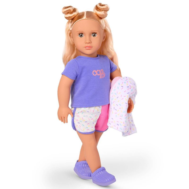 slide 4 of 6, Our Generation Dreamy Sprinkles Ice Cream Pajama & Robe Outfit for 18" Dolls: Fits 18" Girl Dolls, 5-Piece Home & Family Set, 1 ct