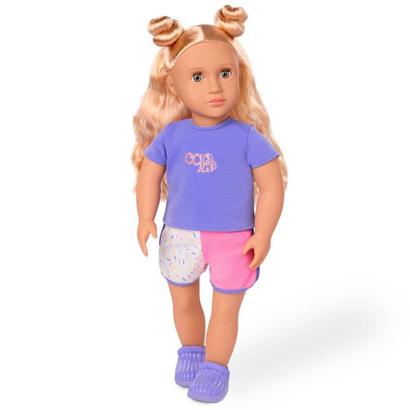 slide 5 of 6, Our Generation Dreamy Sprinkles Ice Cream Pajama & Robe Outfit for 18" Dolls: Fits 18" Girl Dolls, 5-Piece Home & Family Set, 1 ct