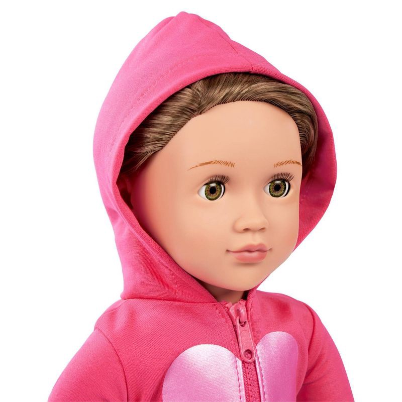 slide 6 of 7, Our Generation Skate Into Fun Outfit with Skateboard & Stickers Accessories for 18" Dolls: 8-Piece Sports Clothing Set, 1 ct