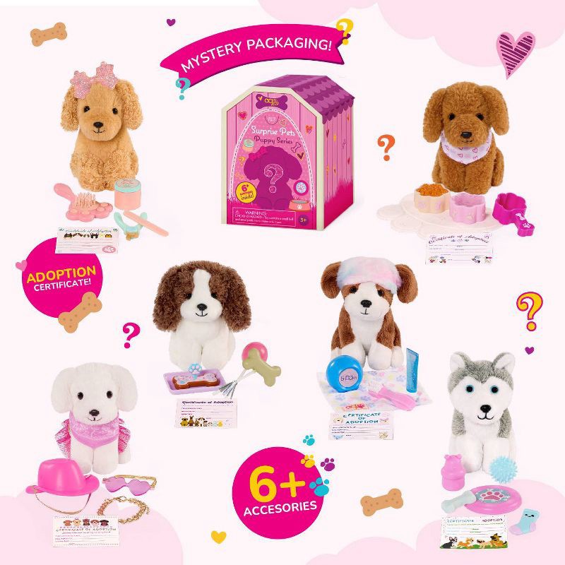 slide 3 of 9, Our Generation Surprise Pets Puppy Series - 1 of 6 Collectible Mystery Boxes Accessories for 18" Dolls: Fits 18-Inch Size Dolls, 1 ct