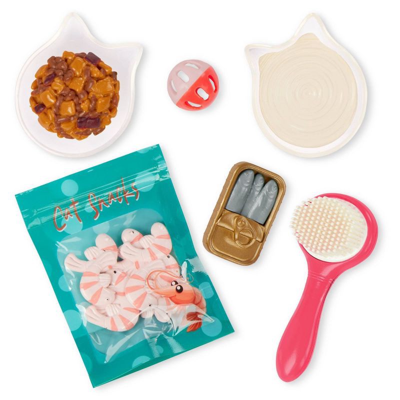 slide 5 of 6, Our Generation Purrfect Retreat Pink Cat House Tree Condo with Bed, Pet Plush Kitten & Accessories for 18" Dolls: 11-Piece Play Set, 1 ct