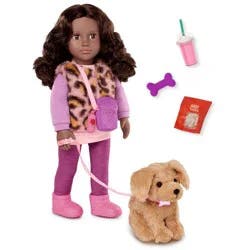 Our Generation Josie & Jax 18" Doll & Pet Puppy Set