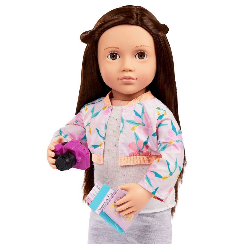 slide 4 of 6, Our Generation Travel Time Storage Case with Stickers & Accessories Set for 18" Dolls, 1 ct