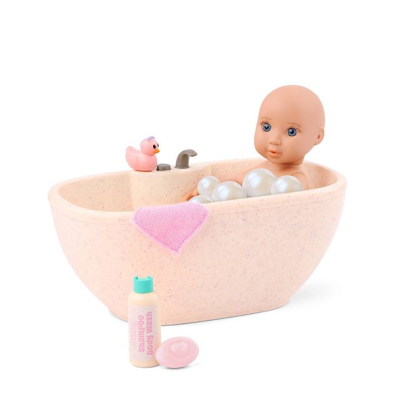 slide 2 of 7, Our Generation Baby Doll Lacy & Bathtime Set Bathtub with Real Water Sounds, Potty & Accessories, 1 ct