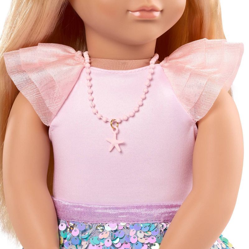 slide 4 of 5, Our Generation Sequin Surprise Party Outfit for 18" Dolls with Mystery Bag & Accessories: Fashion-Themed Girl Doll Clothing, 9 Pieces, 9 ct