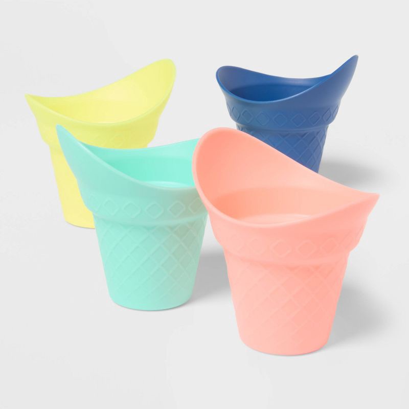 slide 1 of 3, 4pk Ice Cream Scoop Set - Sun Squad™, 4 ct