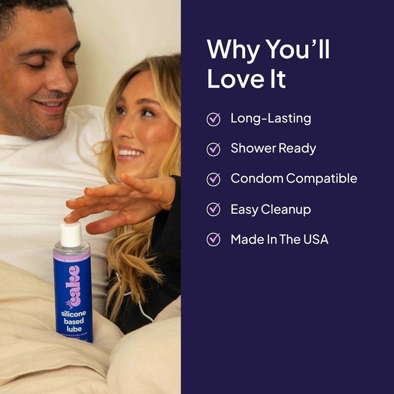 slide 9 of 9, Hello Cake Silicone Lube - 8oz, 8 oz