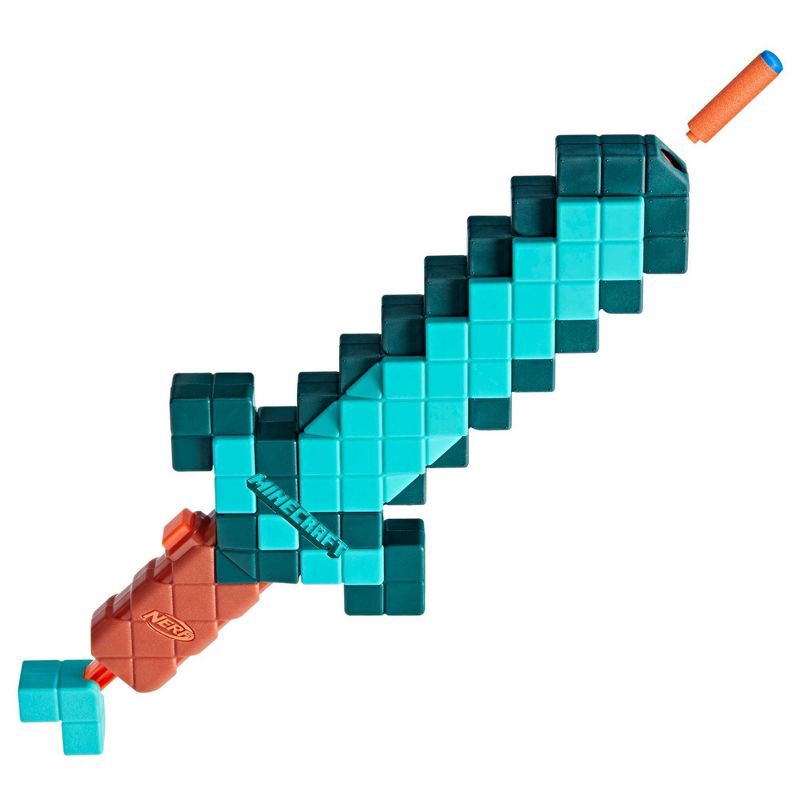 slide 3 of 9, NERF Minecraft Diamond Toy Sword, 1 ct