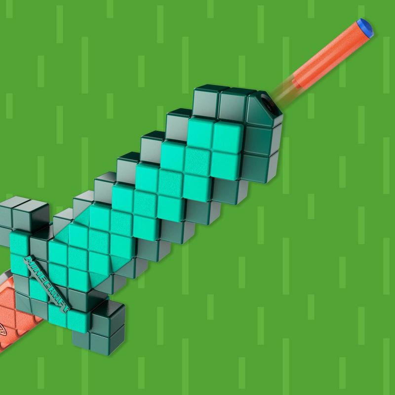 slide 9 of 9, NERF Minecraft Diamond Toy Sword, 1 ct