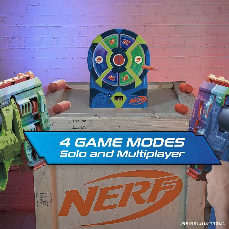 slide 4 of 8, NERF Strike 'N Score Digital Target Game, 1 ct