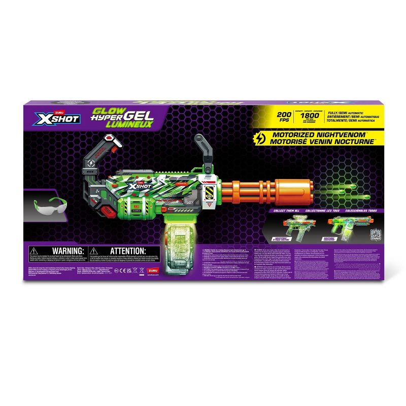 slide 8 of 8, XSHOT Hyper Gel Gatling Toy Gel Blaster by ZURU, 1 ct