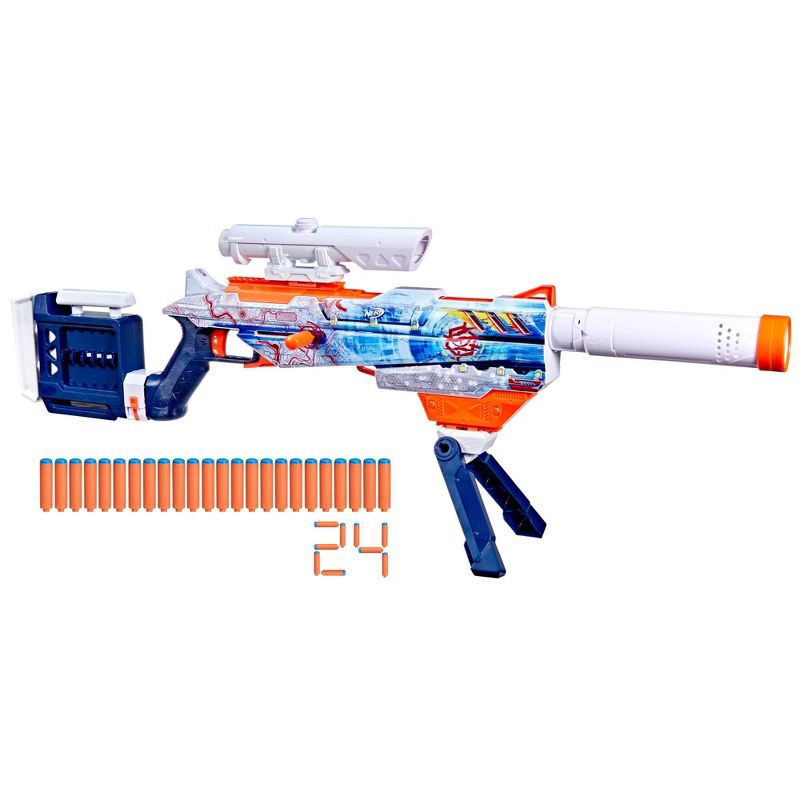 slide 2 of 7, NERF Loadout Arctic Zerostriker Blaster, 1 ct