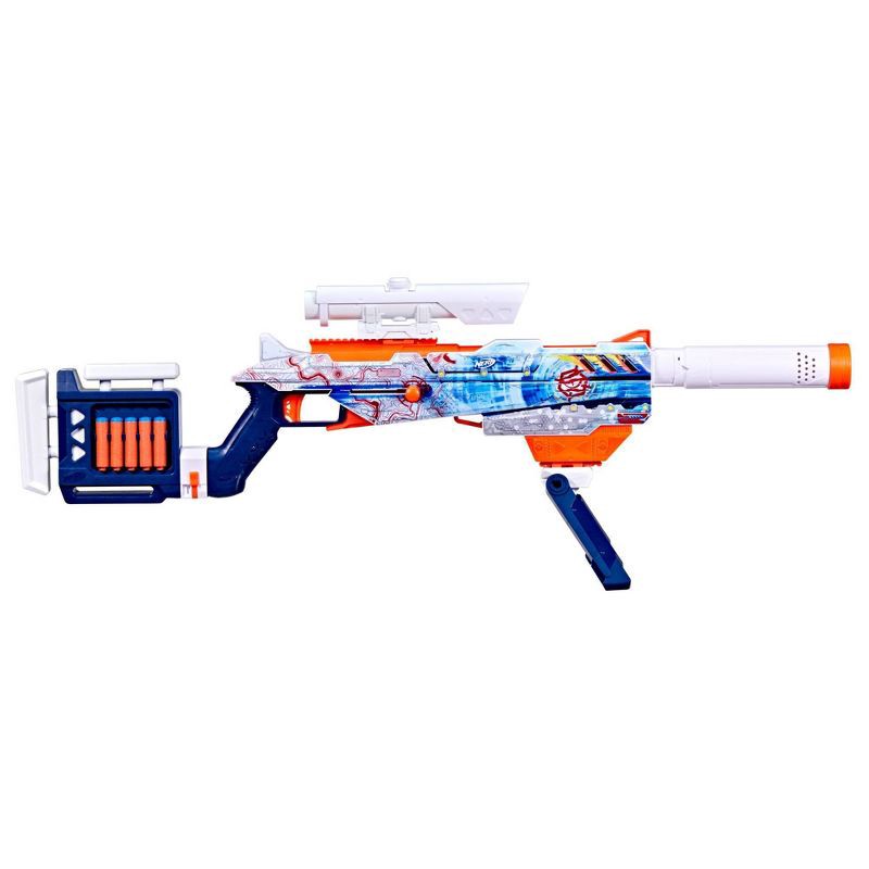 slide 5 of 7, NERF Loadout Arctic Zerostriker Blaster, 1 ct