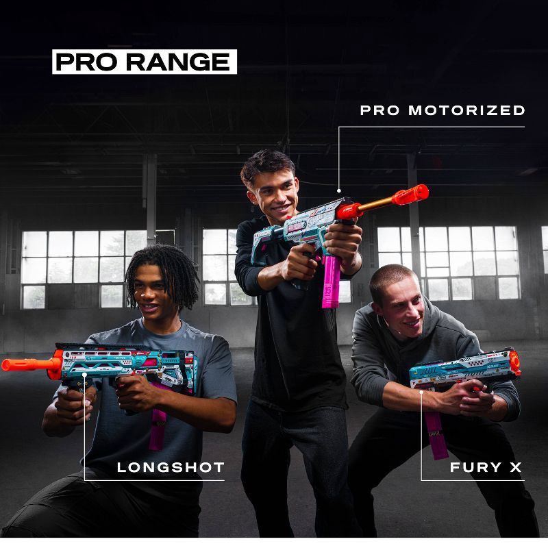 slide 5 of 10, XSHOT Pro Motorized Piston Pump Toy Dart Blaster by ZURU, 1 ct