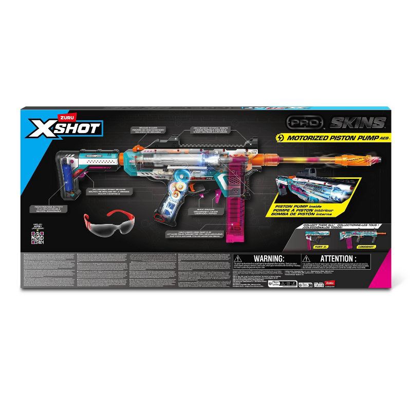 slide 10 of 10, XSHOT Pro Motorized Piston Pump Toy Dart Blaster by ZURU, 1 ct