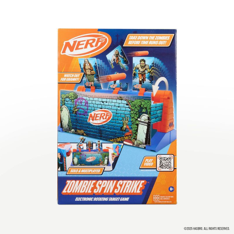 slide 3 of 7, NERF Zombie Spin Strike Toy Blaster Accessory, 1 ct